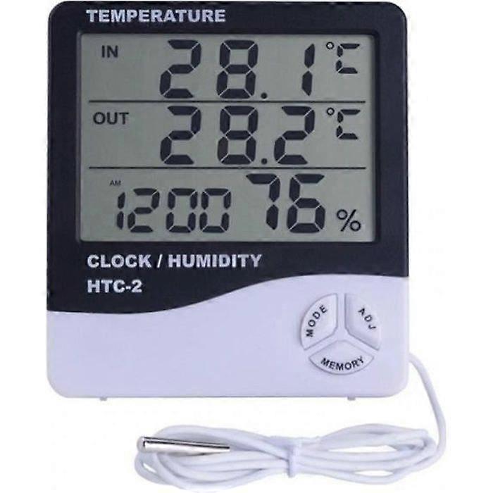 AF04345-Weather station Indoor digital thermometer with outdoor probe Hygrometer