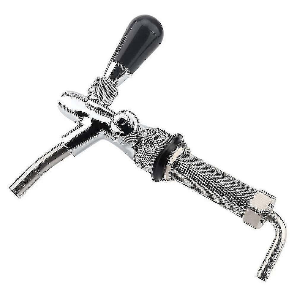 Adjustable Draft Beer Faucet Chrome Plating With 4 Inch