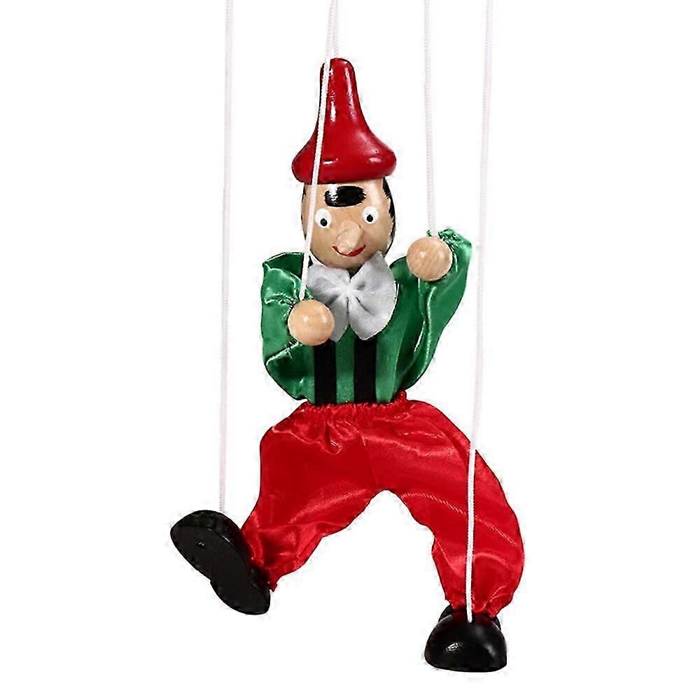 Meilleure offre-Clown main marionnette marionnette jouets enfants en bois coloré marionnette marionnette poupée parent-enfant jouets interactifs 2023 Nouveau