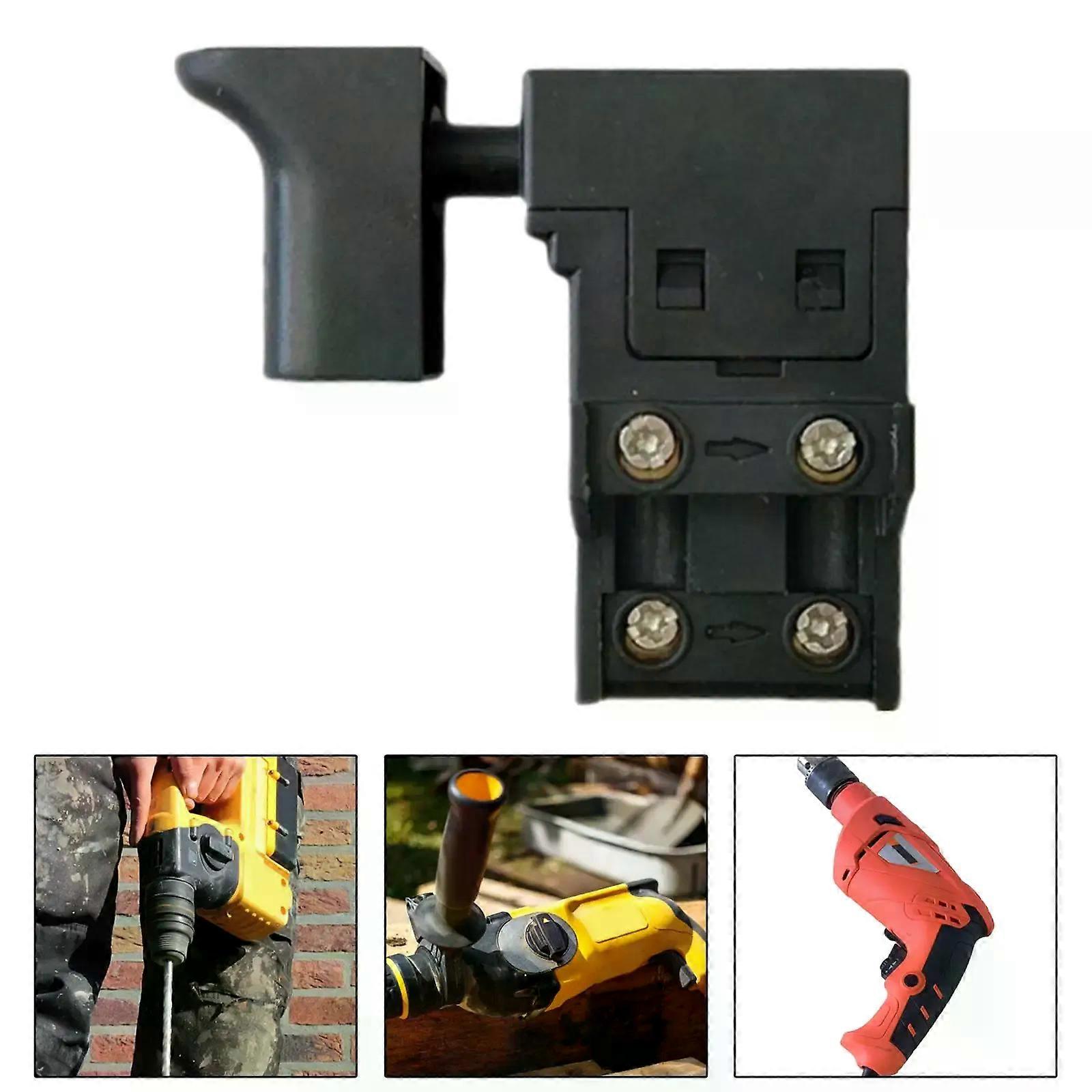 Unlock Push Button Switch Electric Hammer Power Tool Electric Hand Drill Accessories Replacements Sturdy Speed Control Switch