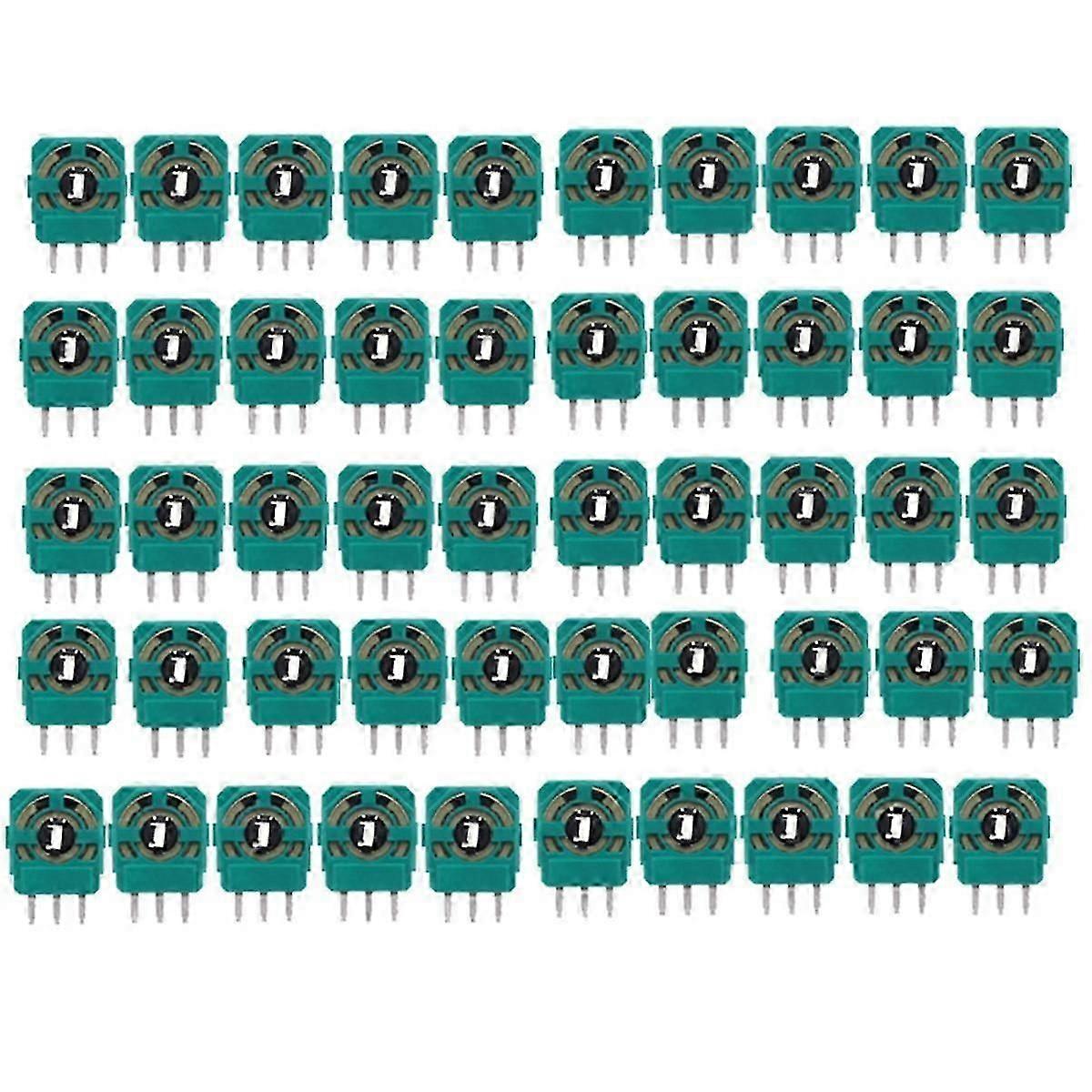 50PCS Joystick Potentiometers Sensor Kit 10Kohn for XBOXONE Controller 3D Thumbstick Axis Resistors