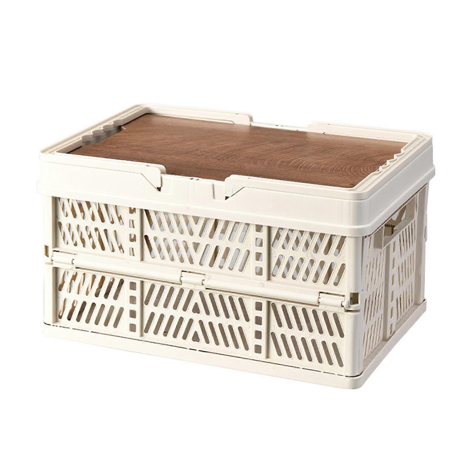 Outdoor Camping Multifunctional Stacked Storage Box, Folding Portable Storage Box, Delivery Tray