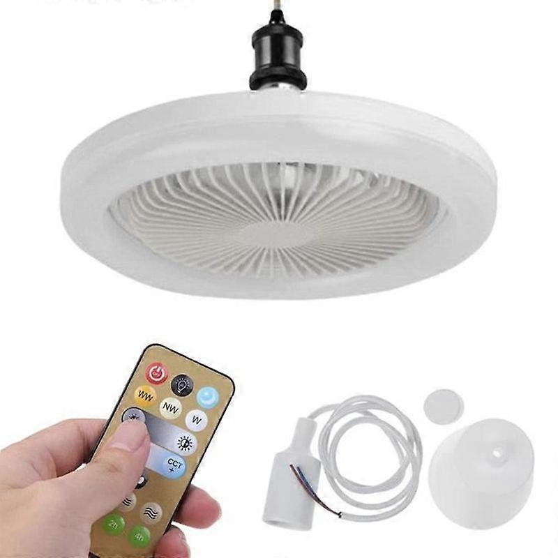 SURENHAP LED Ceiling Fan - Silent - White Light - 3 Modes - 30W
