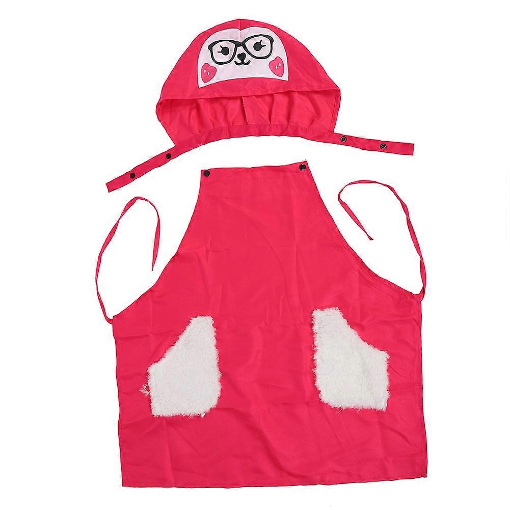 Oilproof Apron For Adults Hooded Kitchen Chef BBQ Cooking Baking Catering