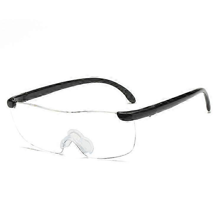 Magnifying Glasses,Big Zoom Vision Reading Glasses Eyewear,160% Magnification Eyeglasses,Hands Free for Reading Hobbies and Close Work