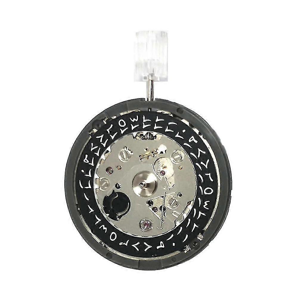 Arabic Nh35 Automatic Mechanical Movement Disc At 3.0 Mod Replace Mechanism Nh35a 24 Jewels High Accuracy Black