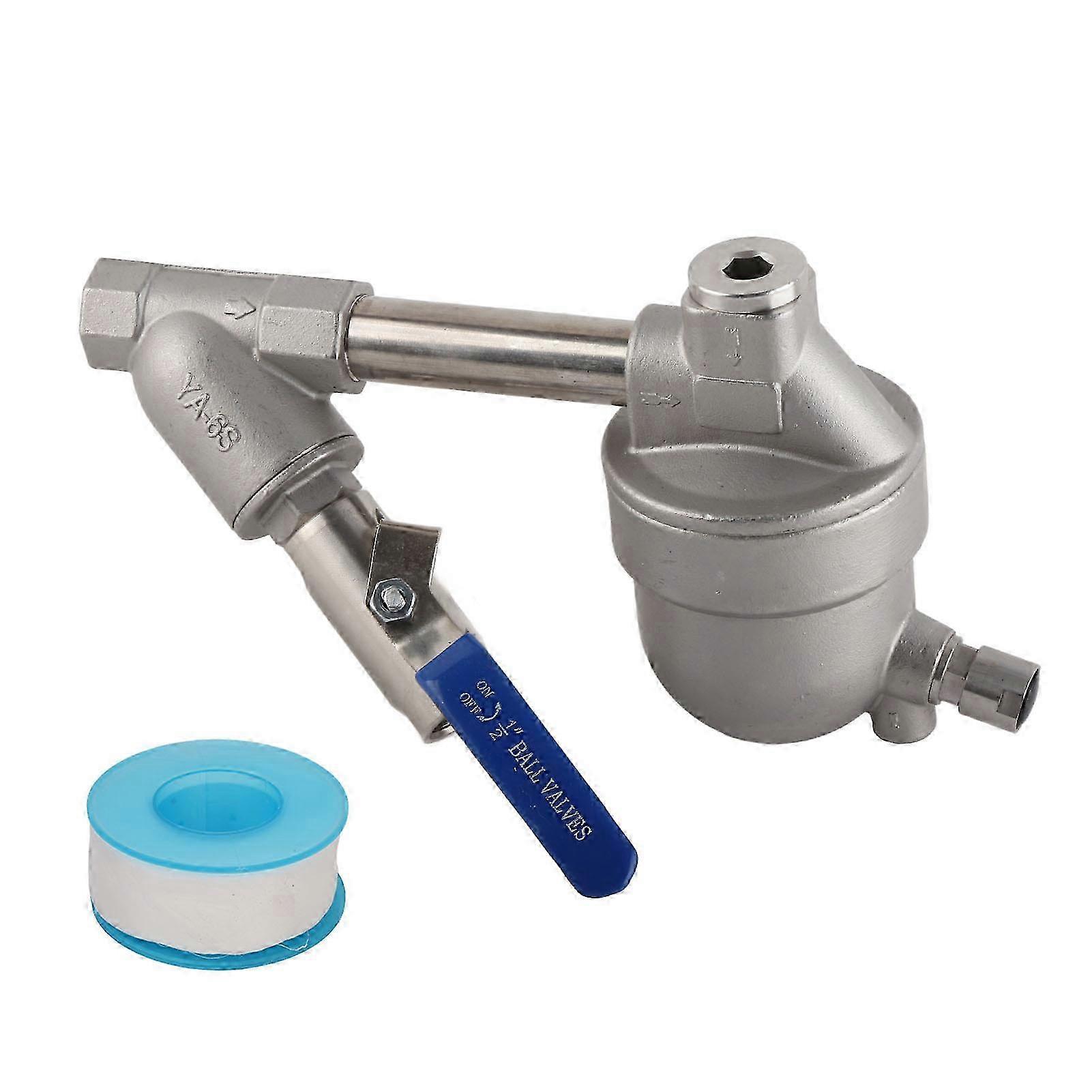 Air Compressor Automatic Drainer Non Consumption Pneumatic Drainage Valve Stainless Steel for Gas Tank YA S6 with Filter