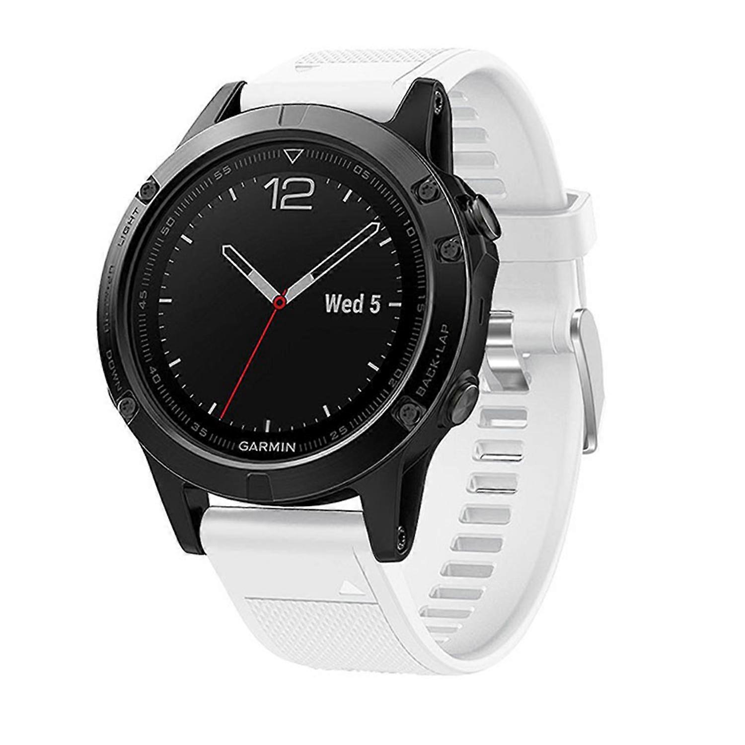 Kalebol 22mm Rhombus Texture Silicone Watch Band For Garmin QuickFit