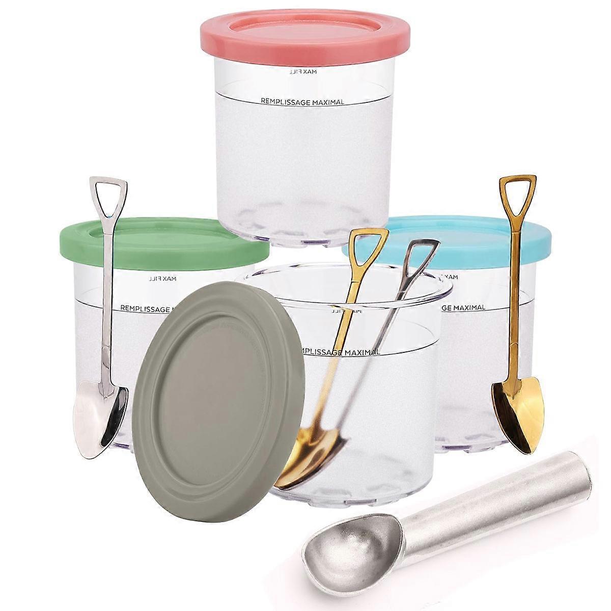 Ice Cream Maker Containers, Replacement, Dishwasher Safe