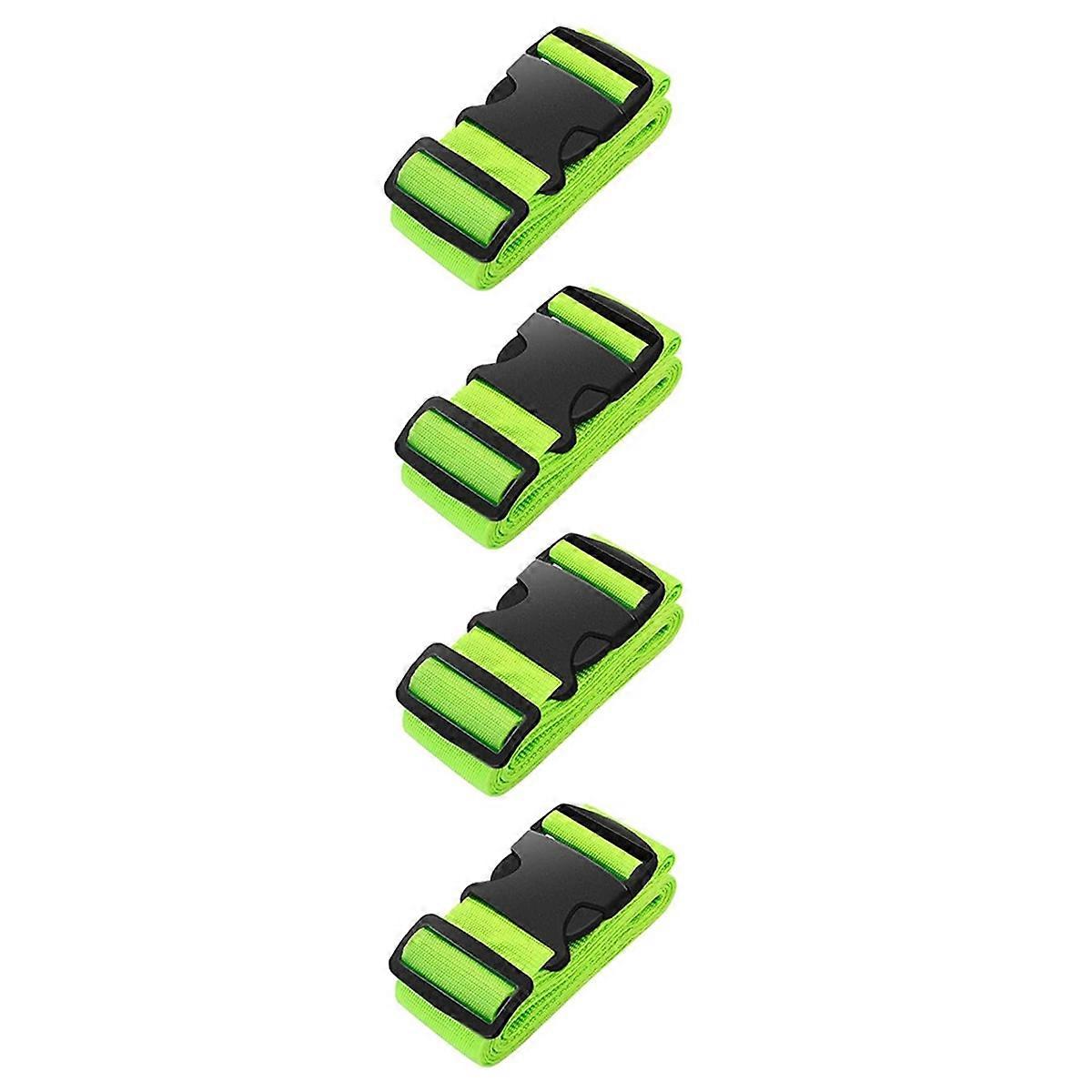Set Of 4 Suitcase Straps For Travel Suitcase, Suitcase Strap Set,