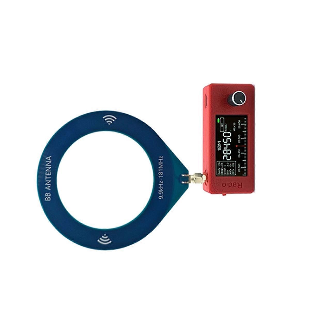 10khz-180mhz Mini Portable Radio 1.9inch IPS Screen Pocket Radio