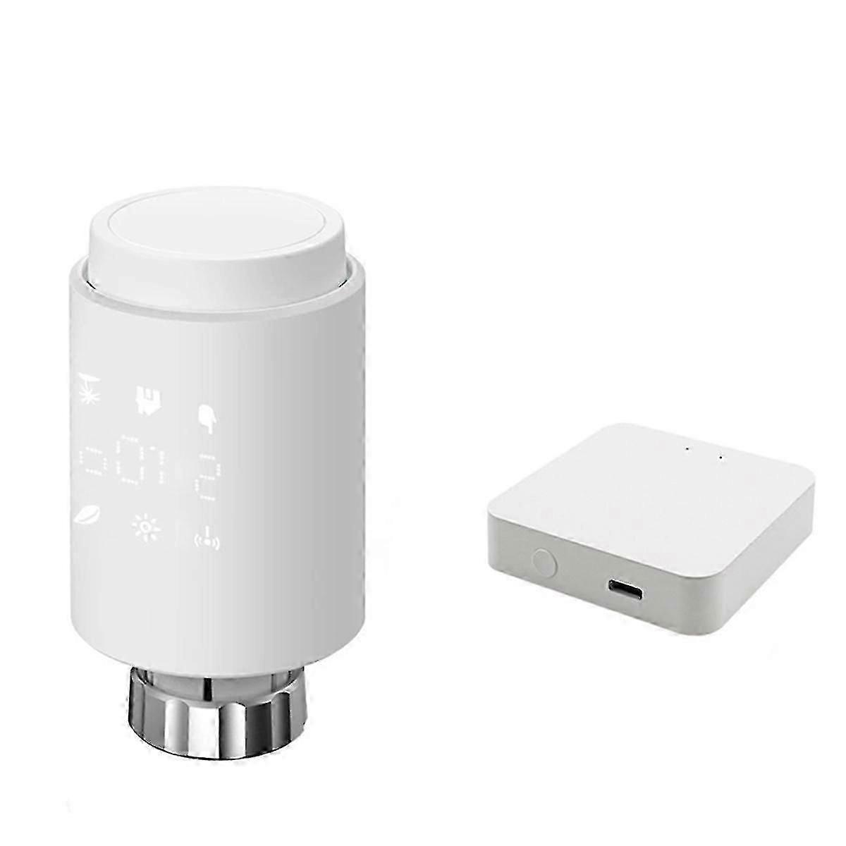 Tuya Smart Zigbee Radiator Actuator Thermostatic Radiator Valve App Remote Temperature Controller S