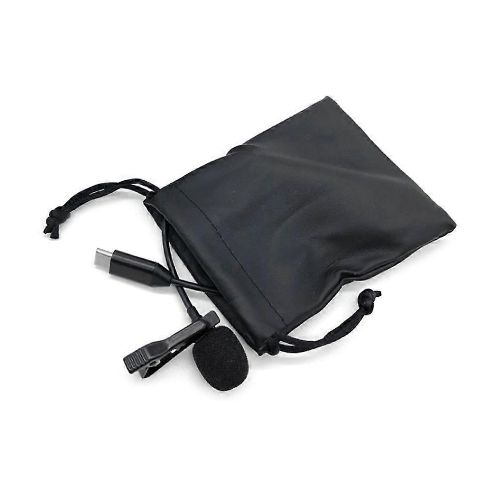 Type-C Noise Prevent Microphone for Action 4/3/2 Camera Recording Interviews