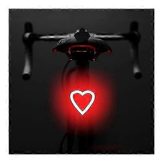Bicycle Rear Light High Brightness Waterproof Multiple Lighting Modes Rechargeable Bike Safety Warning Tail Light