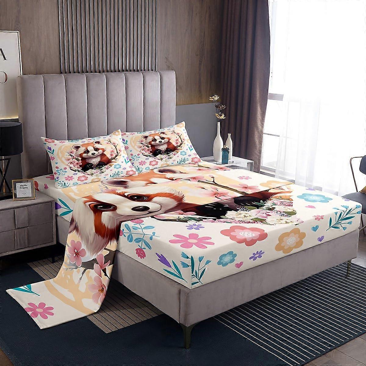 Cute Bed Sheet Set Twin Size Bedroom Bedding, 1 Set, Soft Cozy Style