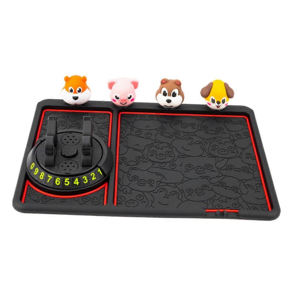 Phone Holder for Car Dashboard Gadget Car Slip PVC Pad Gripping Mat Dashboard Mat Non-Slip Pad