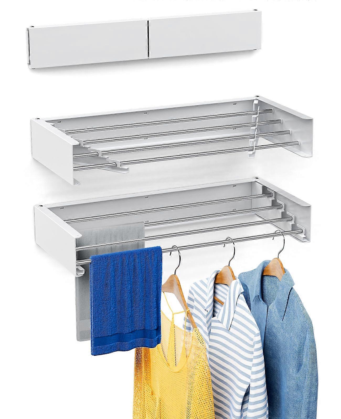 Laundry drying shelf may collapse, wall -mounted dryer, garment dryer shelf, retracted drying shelf