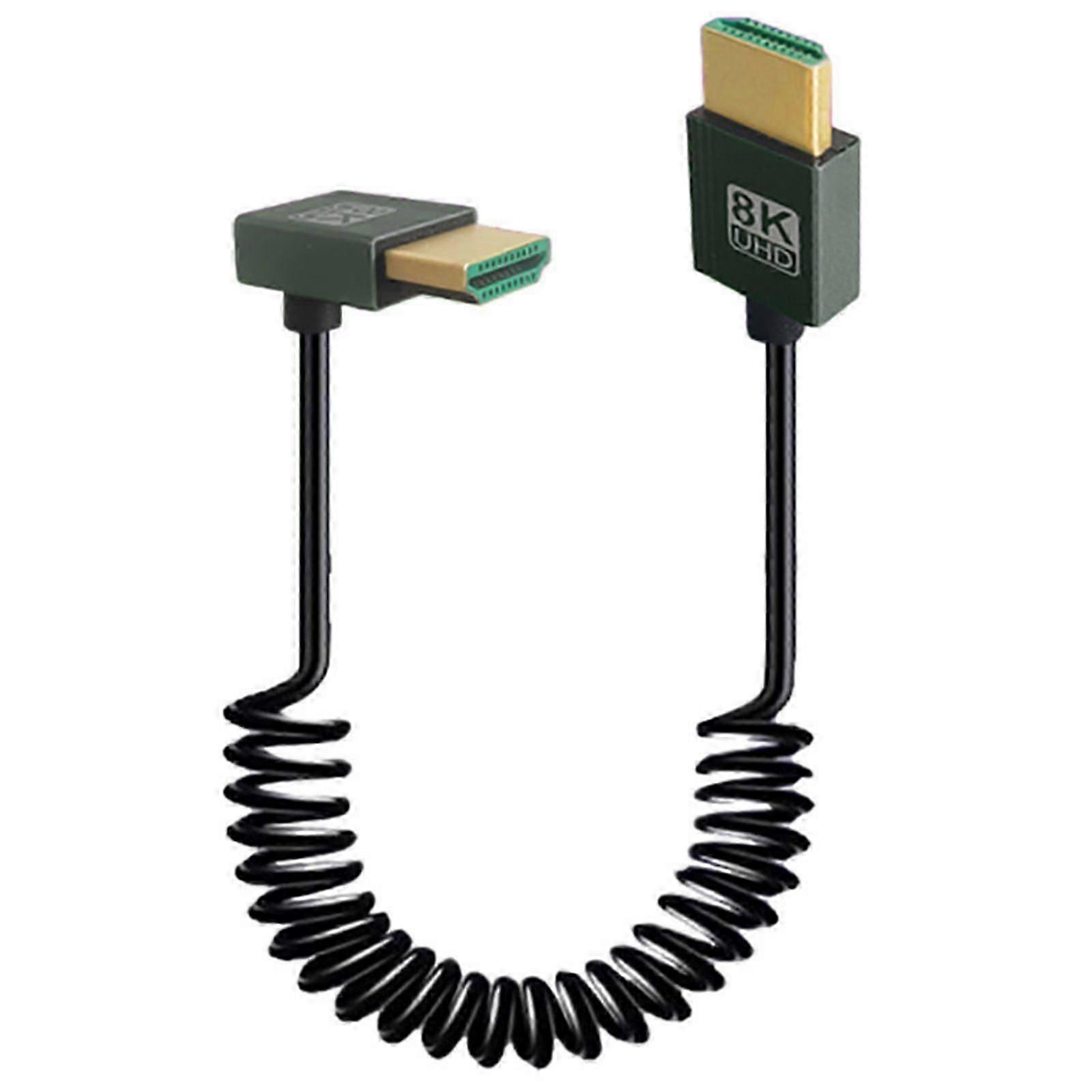 Expandables 8K HDMIcompatible 2.1 Cable, 48Gbps Fast Speed Data Transfer, Aluminum Alloy Shell for Durability and Protections