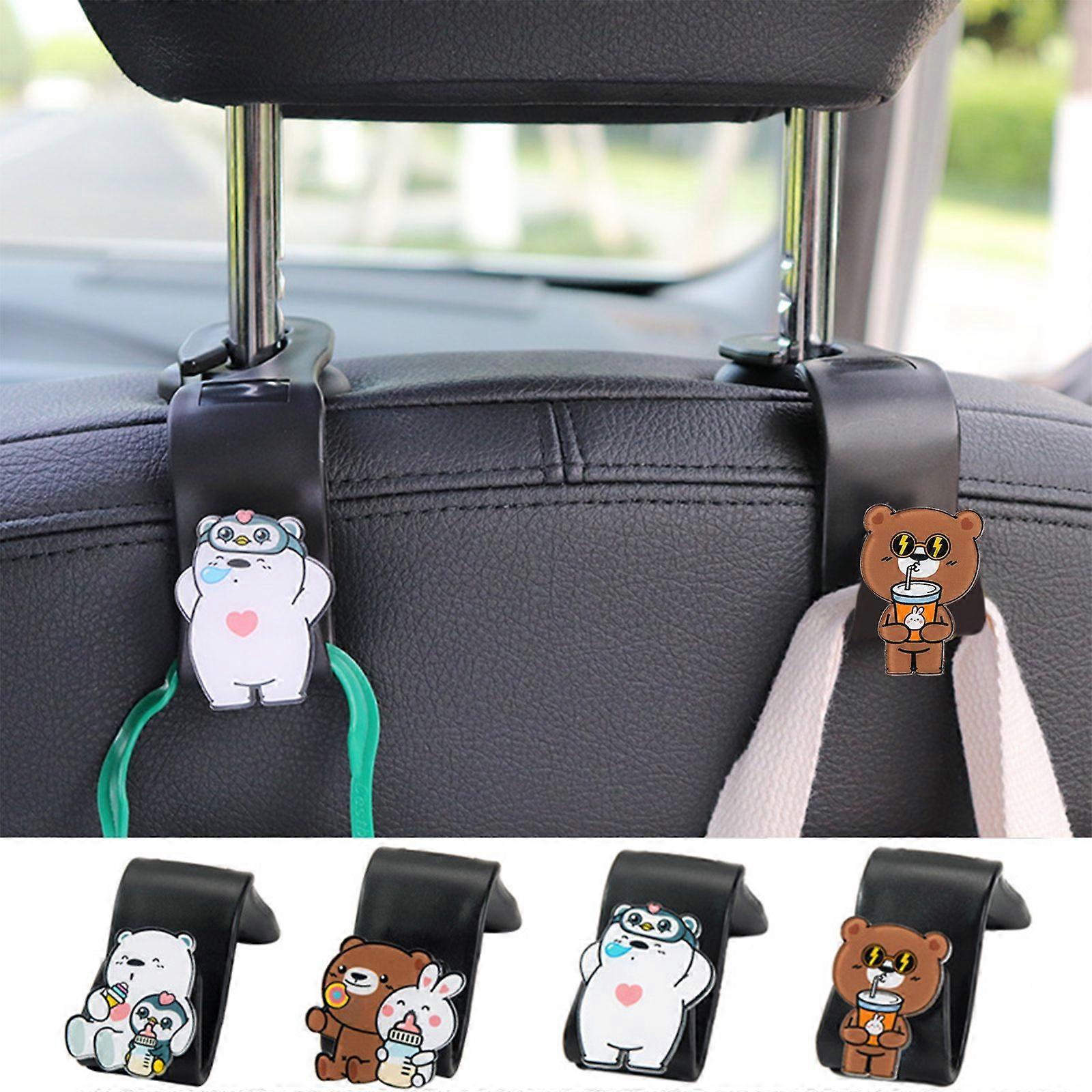 Creative New Car Seat Headrest Hooks cartoon hook chair back multi-function seat placement hook