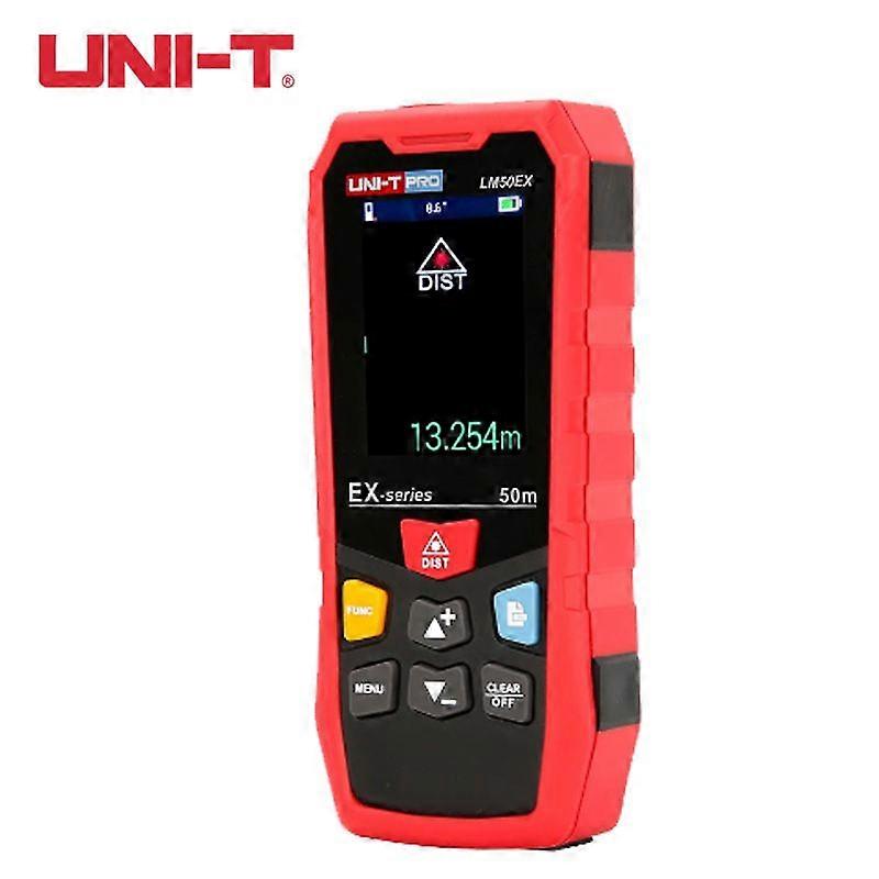 UNI-T  LM50EX/LM70EX/LM100EX Laser Distance Meter Color Screen 20 Groups Data Storage Infrared Rangefinder
