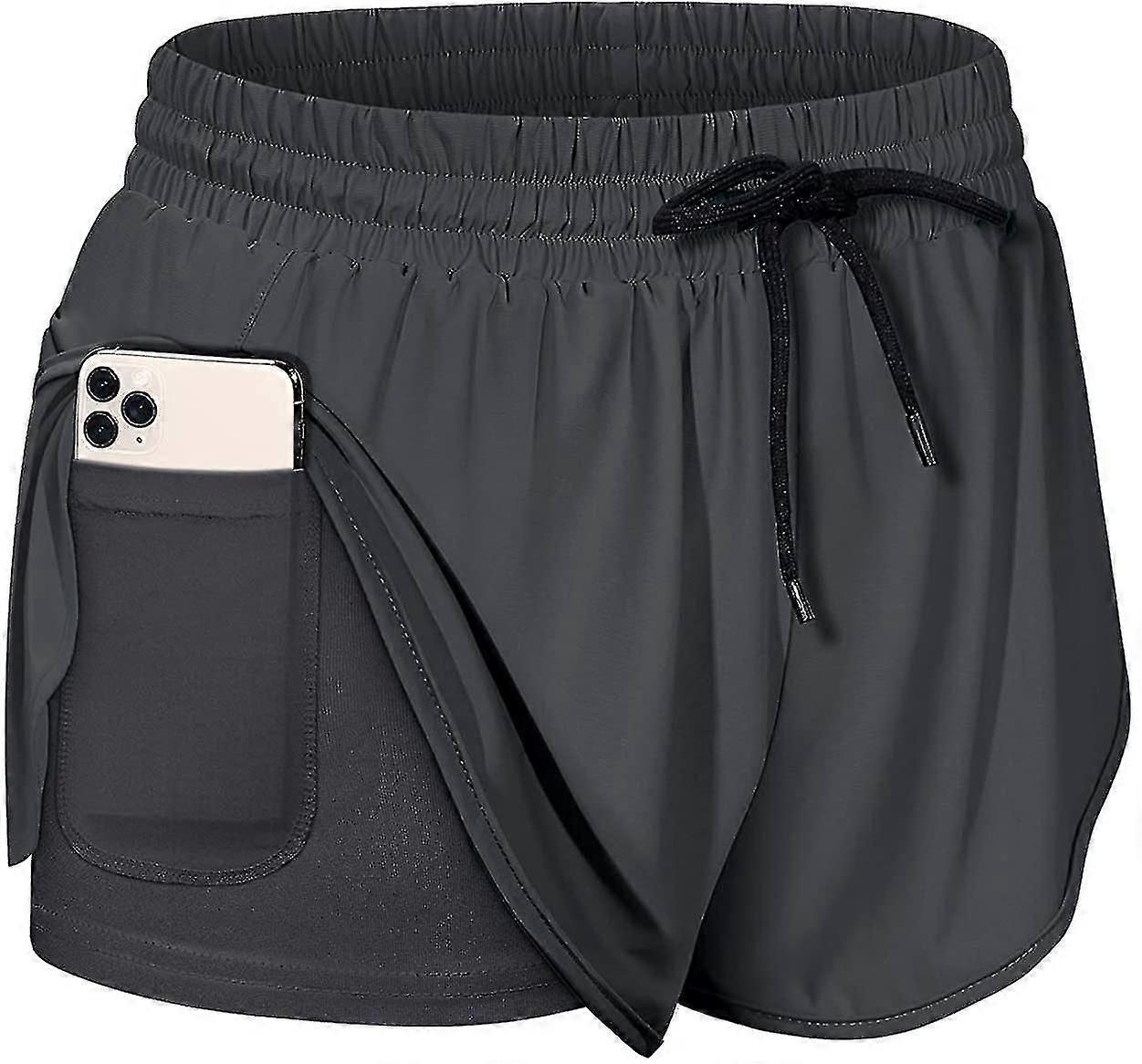 Shorts Womens Sport Hotpants With Pockets Drawstring