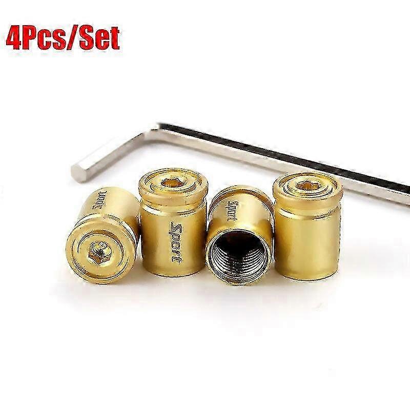 LM 4pcs Creative New Anti Theft Valve Tire Cap Sport Modification Universal Suitable For All Models COX