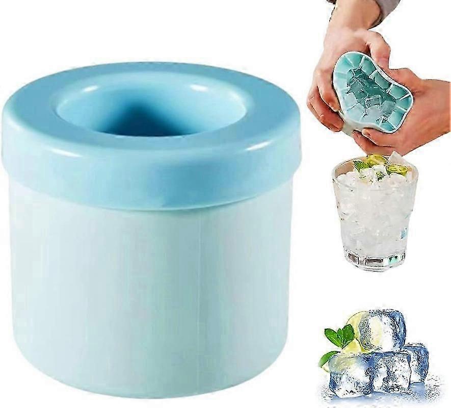 Cylinder Silicone Ice Cube Mold, Mini 3D Ice Cubes Maker
