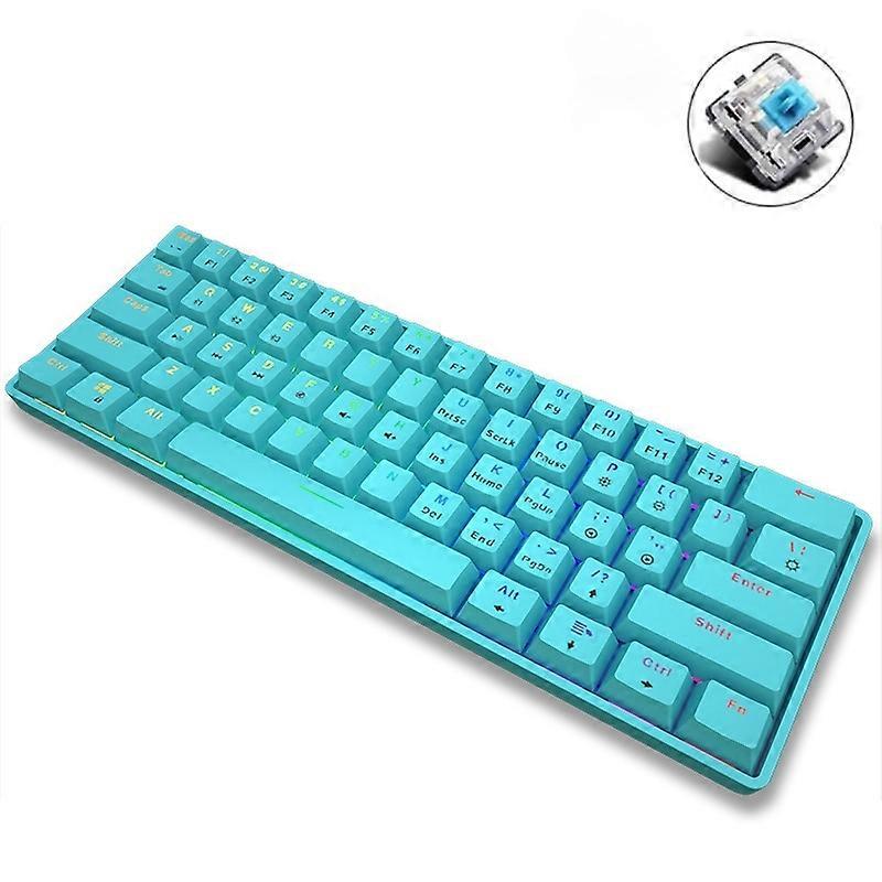 LEAVEN Mechanical Keyboard, Colour: Green Axis (Blue) Green Axis (Blue)