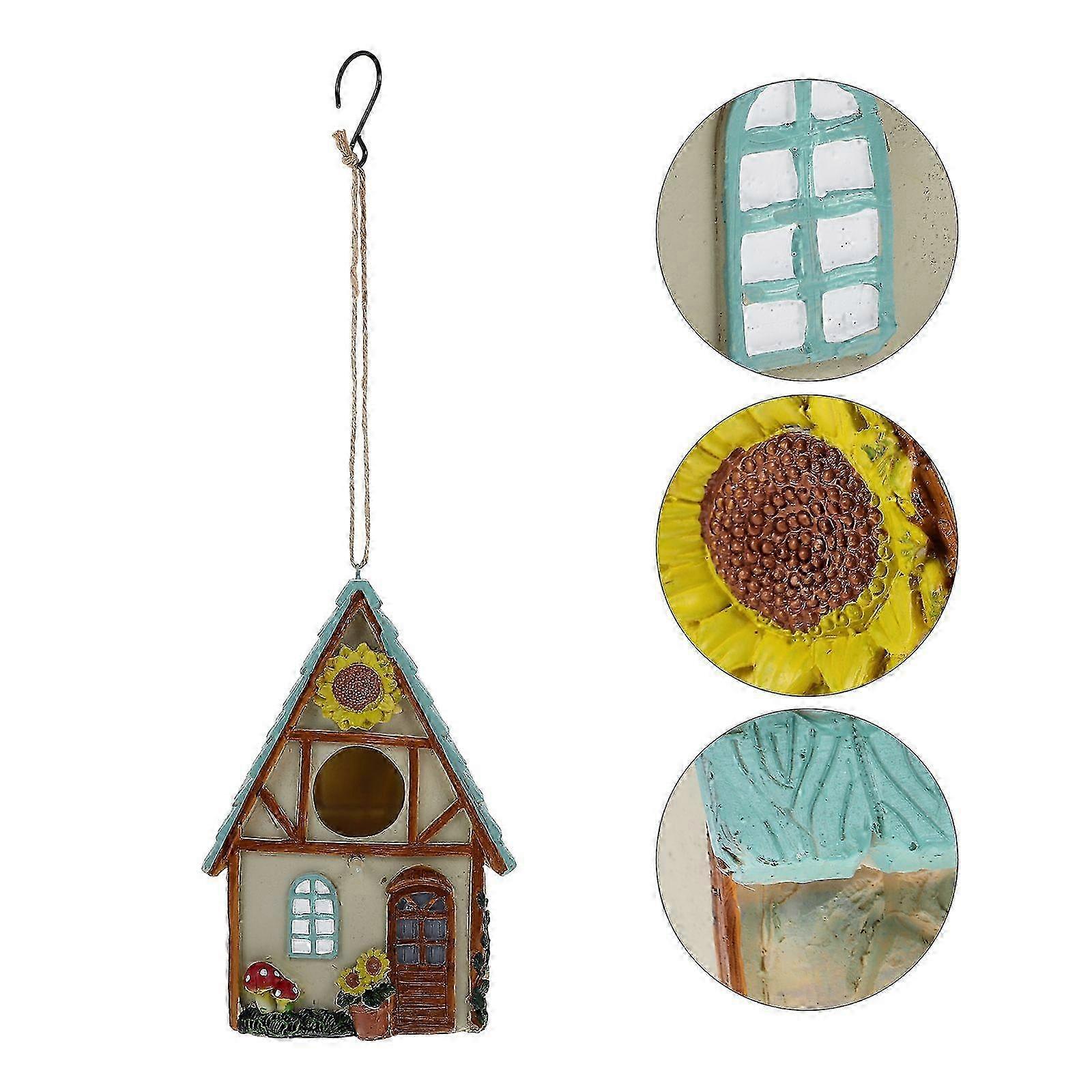 Charming Small Bird House for Decoration Garden