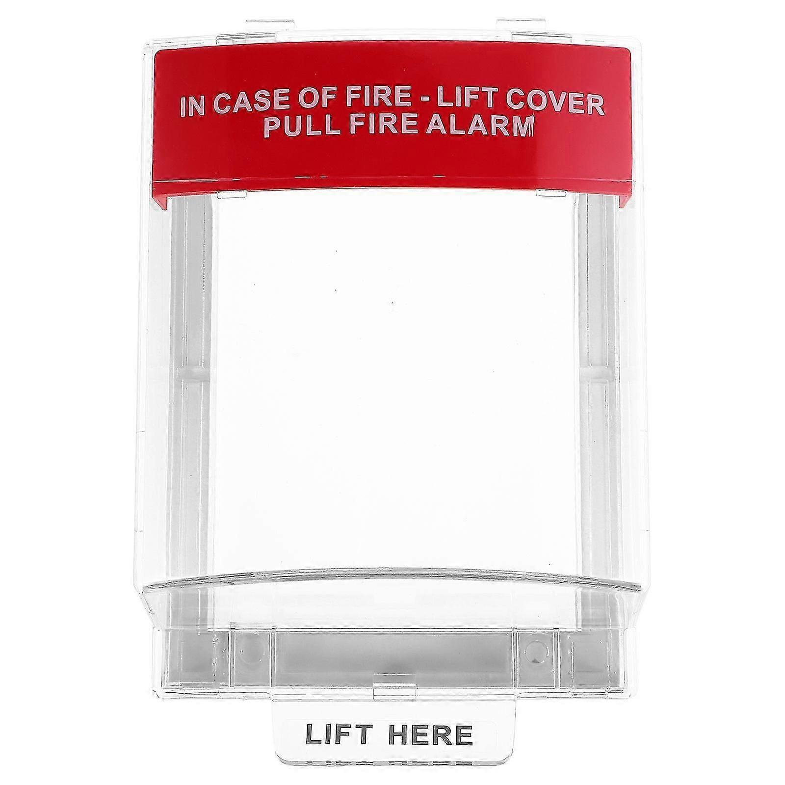 Fire Alarm Manual Call Point Protective Cover Full Coverage Guard for Fire Pull Station High Temperature Resistant and Fireproof Material
