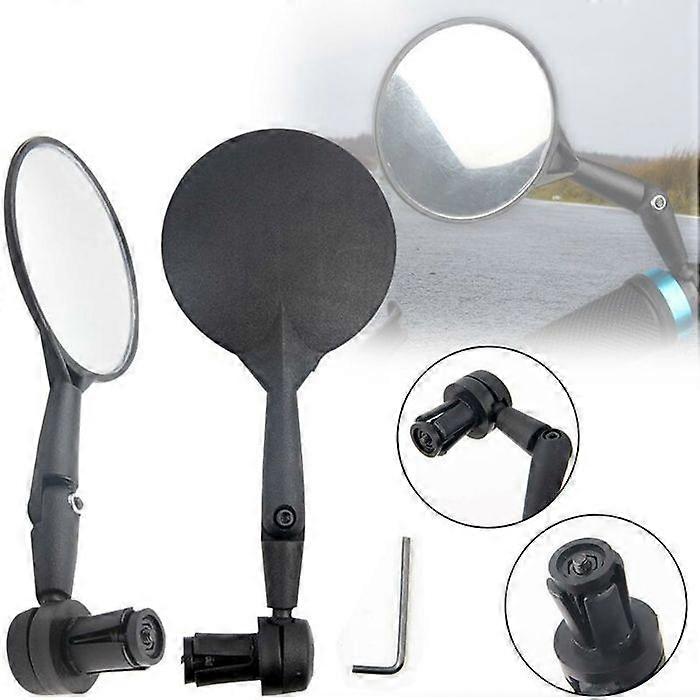 Bicycle Rearview Mirror Socket Reflector, 360 Degree Rotatable Socket Reflector