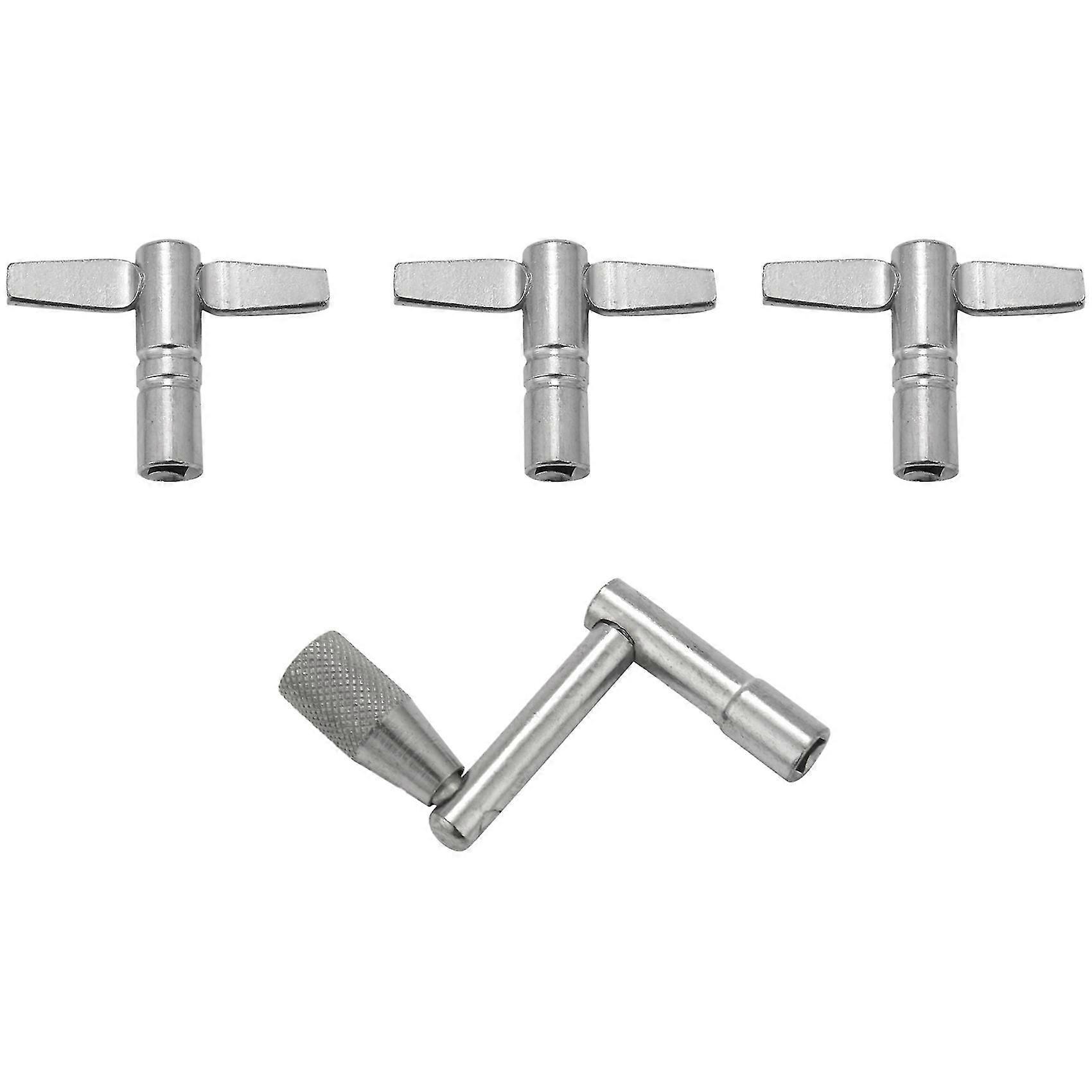 Drum Keys 4 Pack Drum Tuning Key con Continuous Motion Speed Key Percussion Instruments Parts per batteristi