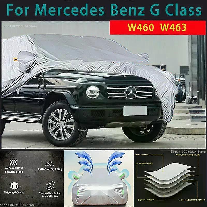 Per Mercedes benz Classe G W460 W463 210T Coperture auto complete Protezione UV sole all'aperto Polvere Pioggia Neve Protettiva Auto copertura auto