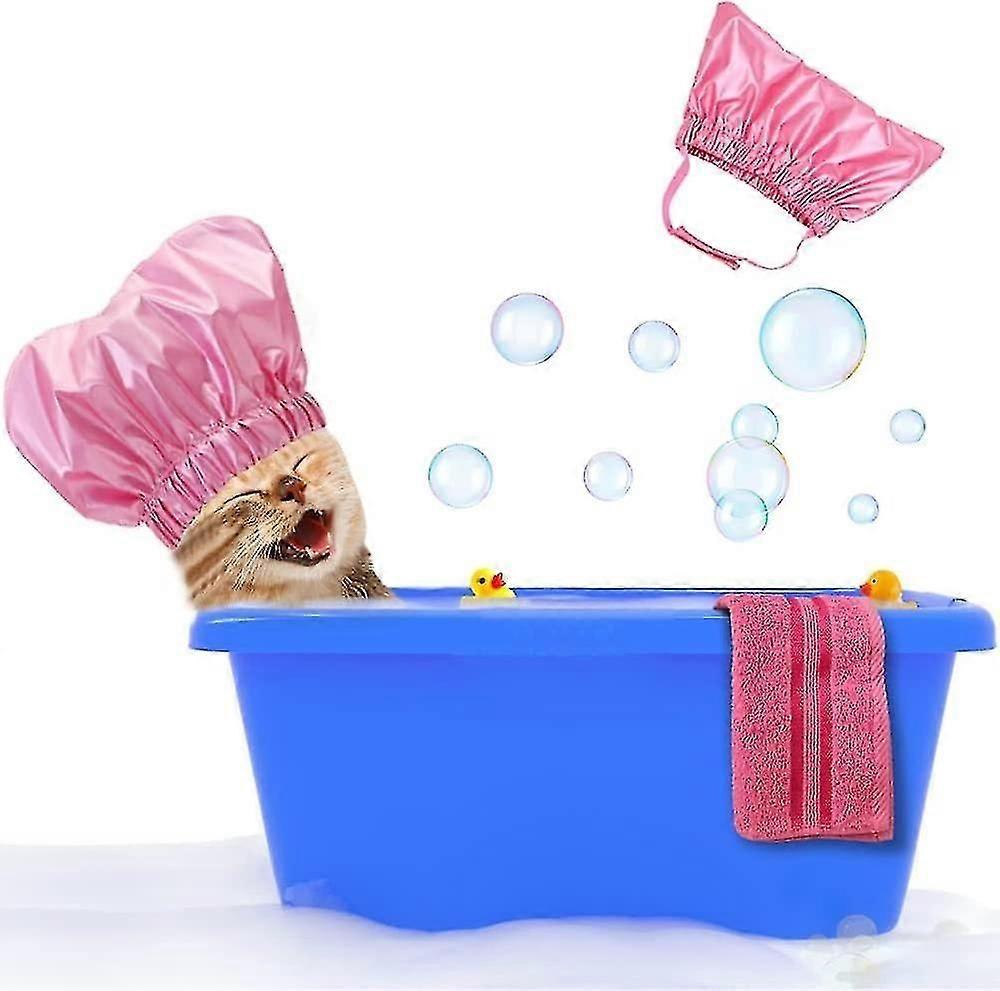 Pet Shower Cap For Cat Bathing, Waterproof, Ear Protection