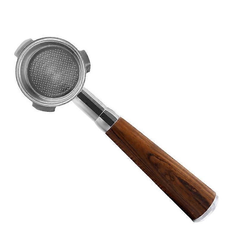 DL-1 Zinc Alloy Coffee Maker Bottomless Handle For Dongling, Style: Black Rosewood Buckle