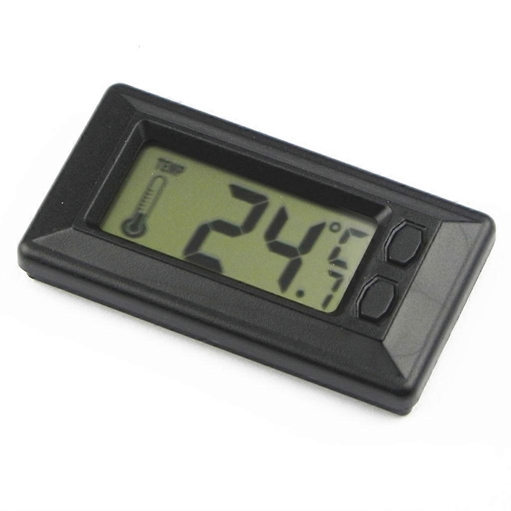 Lightweight Temperature Meter Gauge LCD Display Multipurpose Temp Testing Panel ABS Material Lightweight Temp Testing Multicolor