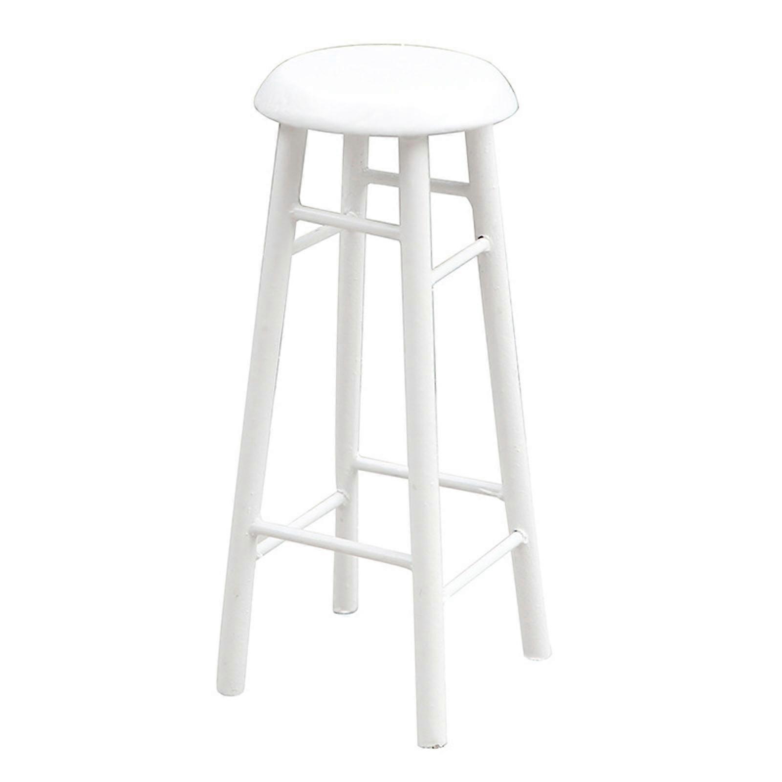 1/12 modèle tabouret haut simulation tabouret en bois pour maison de poupée adolescents jouet joint pour poupée mini paysage miniature meubles