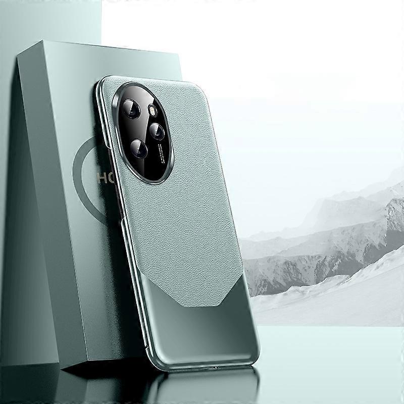 Electroplated Imitation Ultimate Design PC + Leather Phone Case