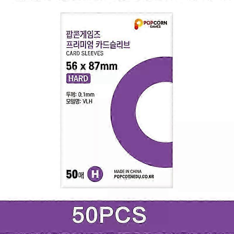 50/100/150pcs Korea Card Sleeves Clear Acid Free CPP HARD Photocard Holographic Protector Film Album Binder Photo Popcorn Card