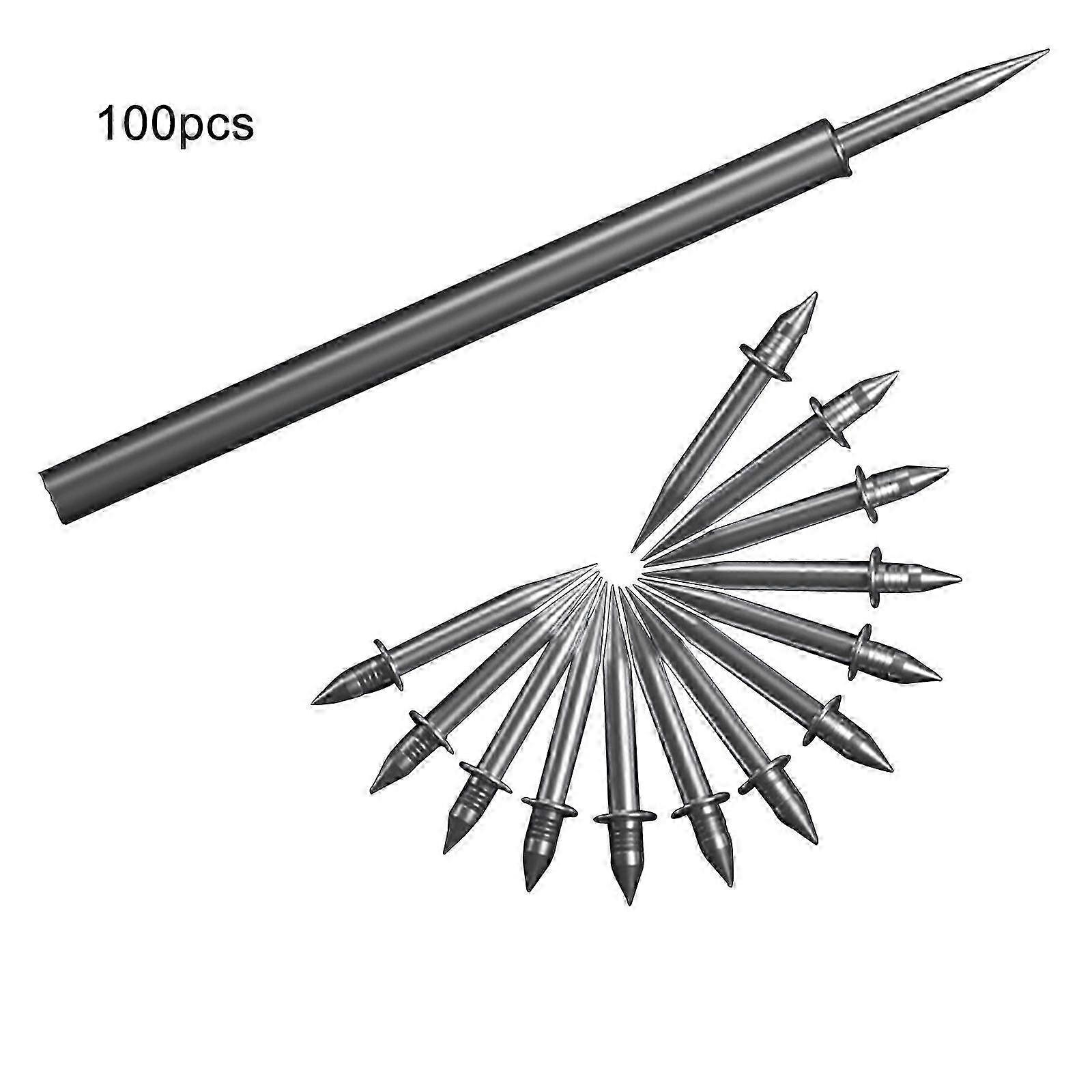 100pcs Double-headed Nails, Skirting No-Mark Invisible Security Screws