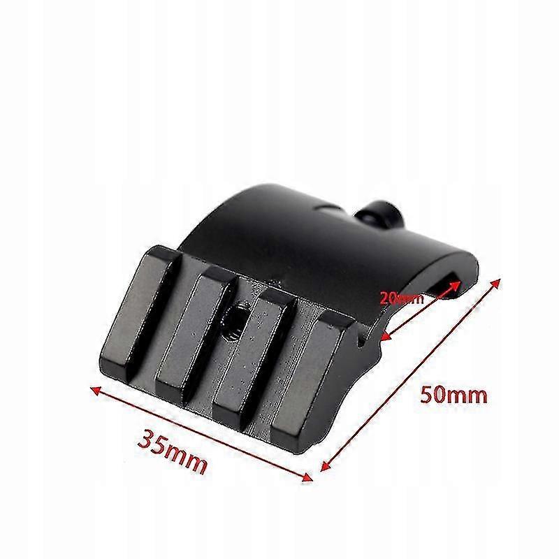 45 Degree Offset Picatinny Rail Mount Angled Adapter for Optics Lasers Flashlights