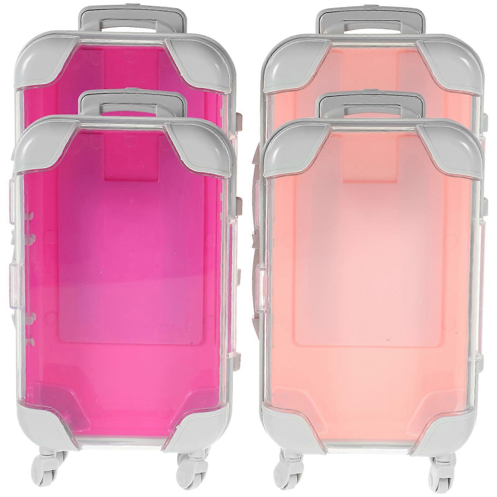 Stylish 4PCS Portable Makeup Travel Case for Women – Compact Cosmetic Organizer for Travel & Tool Storage
