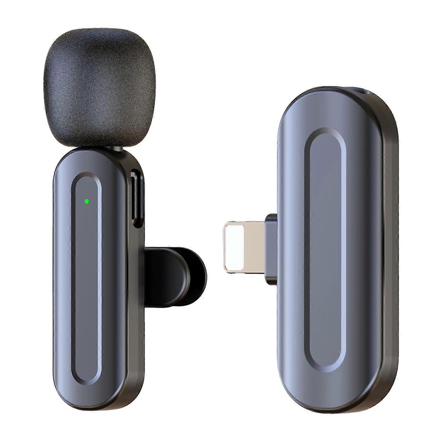 SX25 iP Interface Lavalier Microphone Noise Reduction Clip On Wireless Mic for Live Streaming