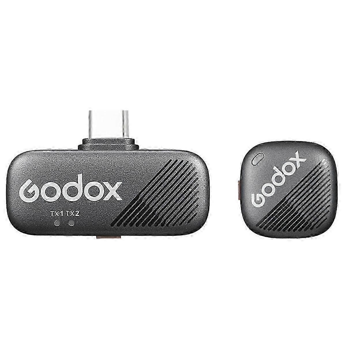 Mini Microphone 2.4GHz Wireless Microphone System Receiver Transmitter for Vlog Live Streaming A