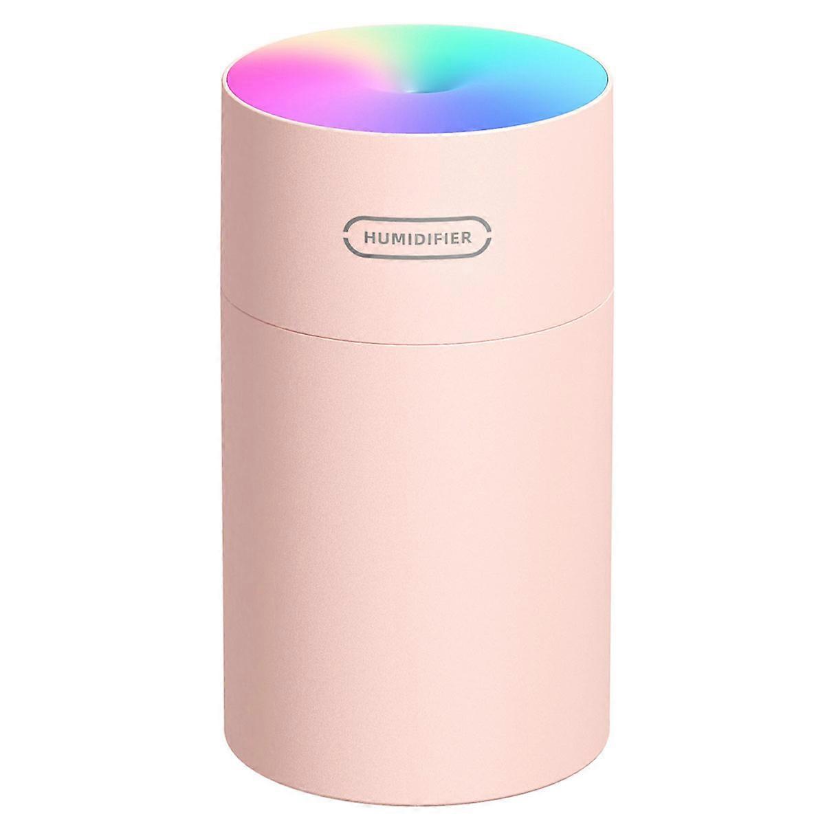 Portable Small Humidifier for Car Maker Home Use Pink 7x13cm Air Humidification 1Set