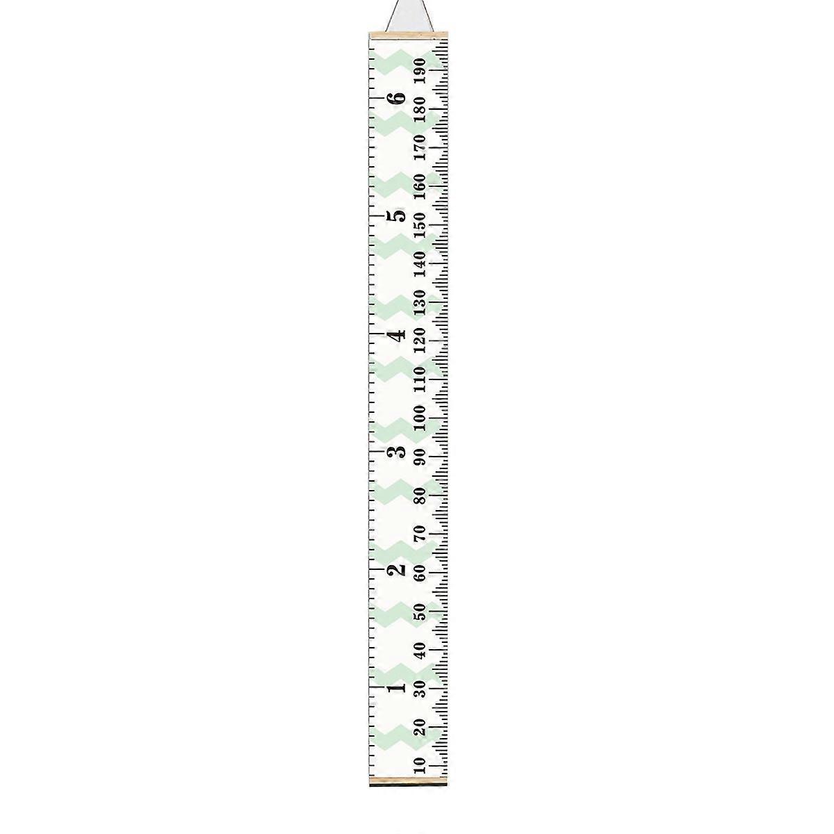 Wall Growth Chart Hanging Height Measurement Ruler for Kids Mint Green Durable Waterproof 1Pcs