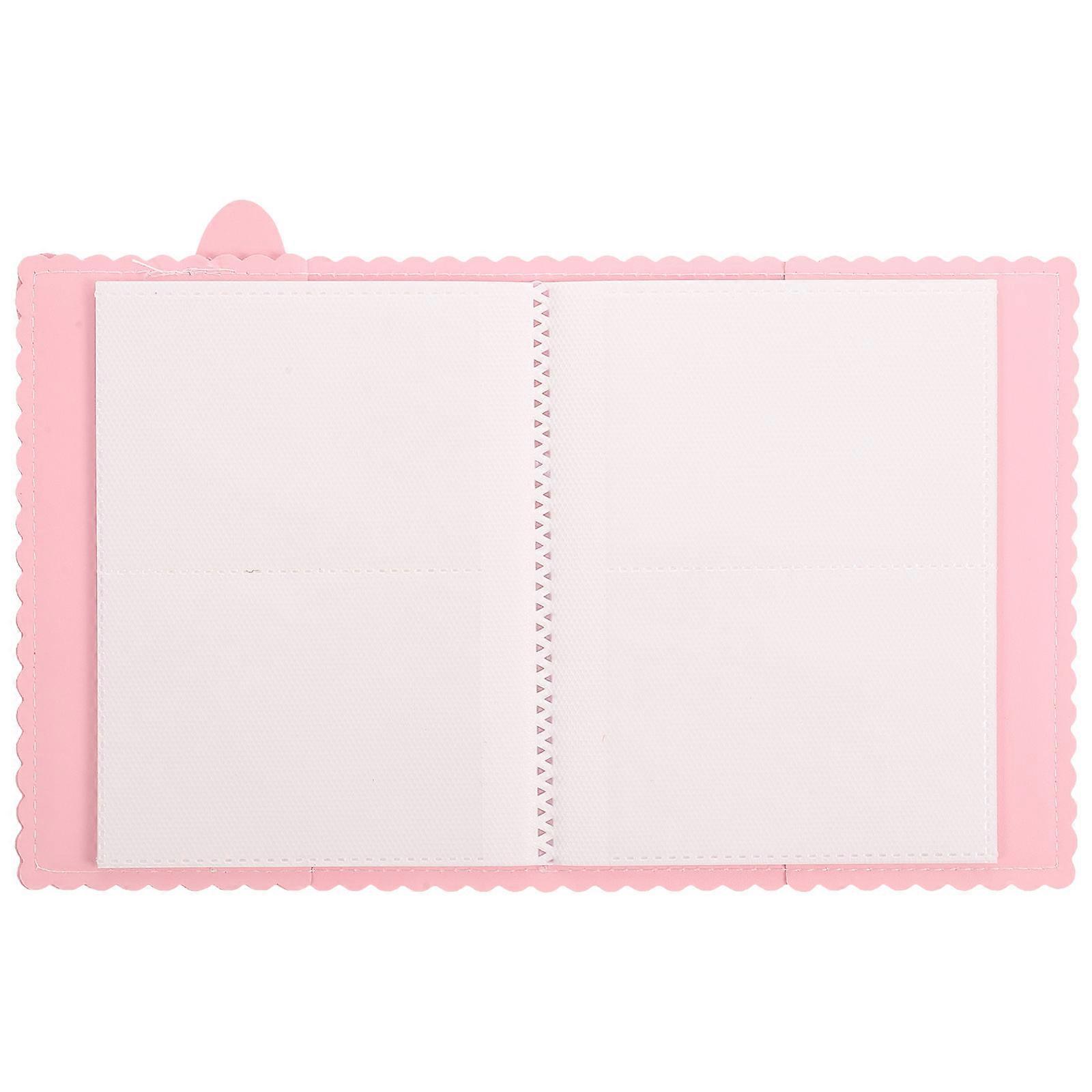 Photos Collection Album Lovely Rabbit Photo Book Simple Design Practical Design Parent-Child Classmates Pink 15.5X11.5cm 1Set