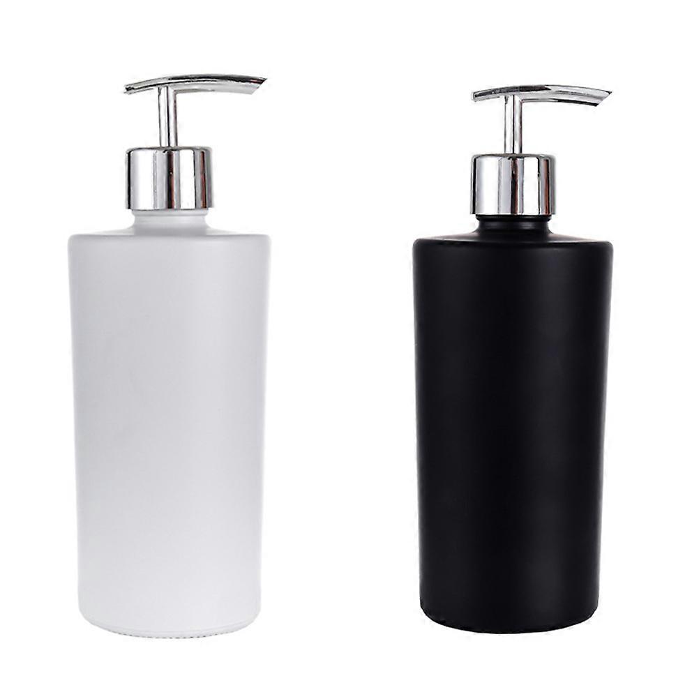 Convenient Sub Bottle For Shampoo Refillable Liquid Storage Glass 2Pcs