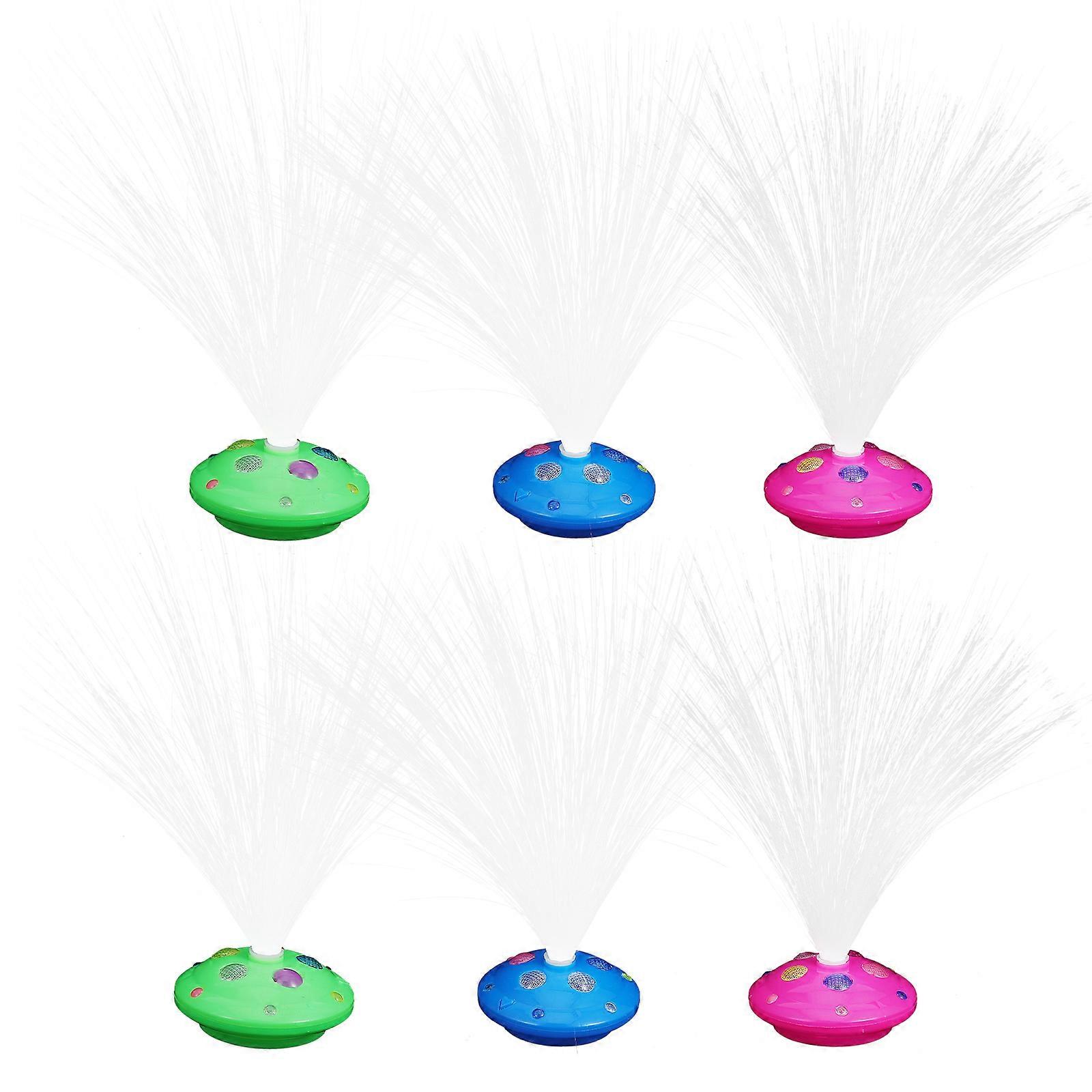 Optical Fiber Decorative Lamp with Remote Control – Unique Tabletop Night Light for Bedroom and Room Ambiance – Random Base Color, Batteries Not