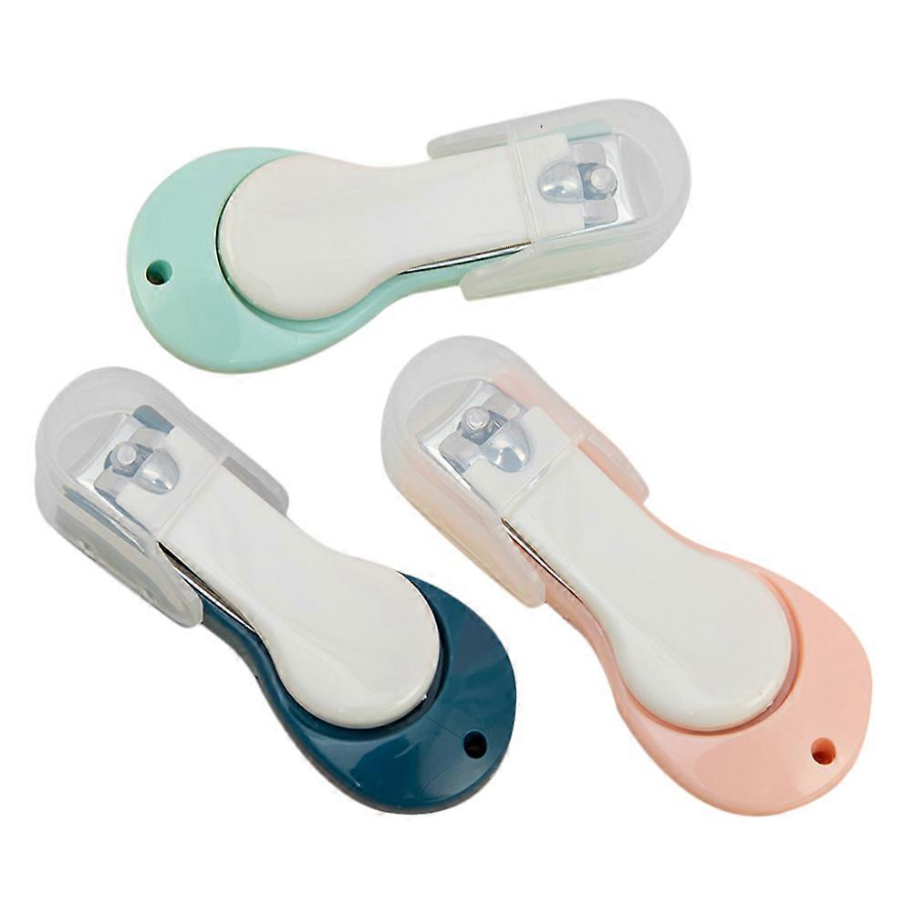 Baby Grooming Nail Trimmers Silicone Prevent Scratching For Parents 3Pcs